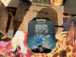 Pokemon TCG Hidden Fates Gyarados GX Tin Factory Sealed Brand New 820650804816 - Image 1