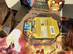 Pokemon TCG Hidden Fates Gyarados GX Tin Factory Sealed Brand New 820650804816 - Image 2