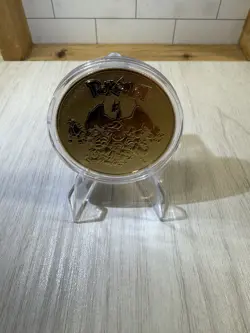 Pokemon Charizard Collectible Coin Gold Metal Medallion Pokemon TCG - Image 3