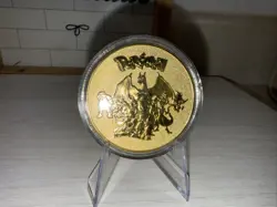 Pokemon Blastoise Collectible Coin Gold Metal Medallion Pokemon TCG - Image 4