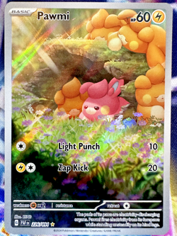 Pawmi 226/091 Paldean Fates - Illustration Rare, Full Art, Holo | Pokemon TCG - Image 2