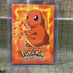 1999 Topps #04 Charmander Pokemon TV Animation Edition Vintage Card - Image 1