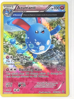 2015 XY PRIMAL CLASH AZUMARILL 104/160 HOLO - Image 1