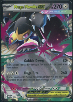 Mega Mawile Ex 094/132 Mega Evolution Double Rare Pokemon Card NM - Image 1