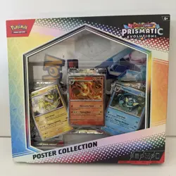 Pokemon TCG SV8.5 Prismatic Evolutions Poster Collection Box Factory Sealed - Image 1