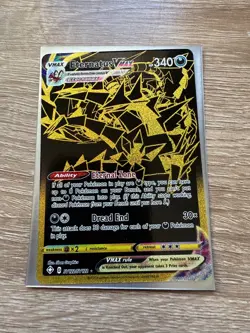 Pokemon Shining Fates Vault Full Art Gold Eternatus Vmax Secret Rare SV122/SV122 - Image 1