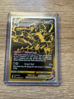 Pokemon Shining Fates Vault Full Art Gold Eternatus Vmax Secret Rare SV122/SV122 - Image 3