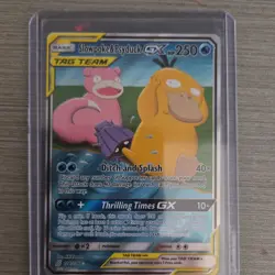 Pokemon Slowpoke & Psyduck GX 095/094 Miracle Twin Holo Rare Japanese TAG TEAM - Image 1