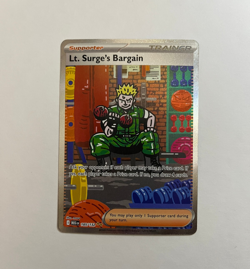 Lt. Surge's Bargain 185/132 Special Illustration Rare Pokemon Mega Evolution - Image 1