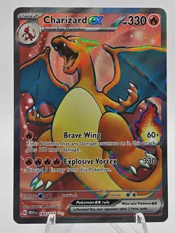 2023 Pokemon Scarlet & Violet 151 Charizard ex Secret Rare #183/165 - Image 1