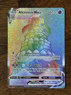 Alcremie VMAX 073/072 NM/M SWSH Shining Fates Secret Rainbow Pokemon TCG - Image 1