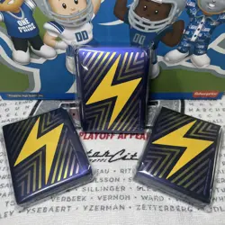 Pokemon Surging Sparks ETB 65 Lightning Bolt (3) Packs of Card Sleeves - Image 1