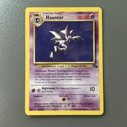 Haunter #21/62 Fossil set 1999 Pokemon TCG Vintage Card WOTC - Image 2