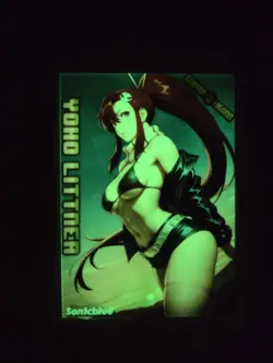 Yoko Littner Custom Glow In The Dark Waifu Card Fan Art 3 - Image 2