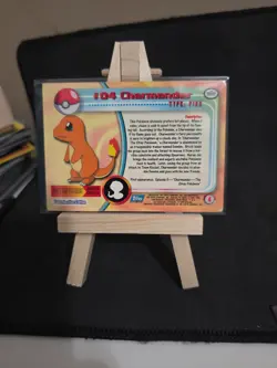 Topps Pokemon Charmander #04 TV Animation Edition Non Foil Card - Red Logo - NM - Image 2