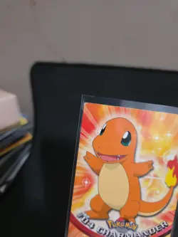 Topps Pokemon Charmander #04 TV Animation Edition Non Foil Card - Red Logo - NM - Image 5