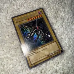 Vintage 1996 Yu-Gi-Oh Red-Eyes B. Dragon, Change Of Heart, 2 Card Lot Holo Rare - Image 2