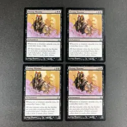 Set of x4, MTG Hissing Miasma Guildpact Regular - Image 1