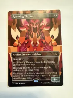Roaming Throne (Borderless) The Lost Caverns of Ixalan Rare #0344 - Image 1