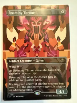 Roaming Throne (Borderless) The Lost Caverns of Ixalan Rare #0344 - Image 2