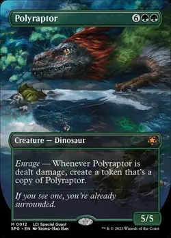 Polyraptor - Foil Extended Art Special Guests LP MTG - Image 1
