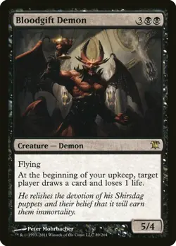 Bloodgift Demon - Innistrad - Lightly Played MTG - Image 1