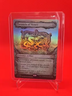 1x NM FOIL SHOWCASE Chronicle of Victory MTG Lorwyn Eclipsed SV - Image 1