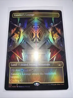 MTG - Xander's Lounge - Borderless FOIL - Streets of New Capenna #294 - Image 1