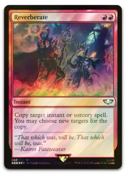 Reverberate (Surge Foil) #207 (NM) Warhammer 40,000 40K Magic MTG - Image 1
