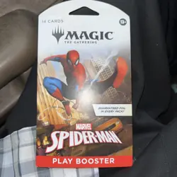 NEW SEALED MTG: MAGIC THE GATHERING MARVEL SPIDER-MAN PLAY SLEEVED BOOSTER PACK - Image 1