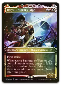 Raiyuu, Storm's Edge (Showcase) #329 (Foil) NM Kamigawa Neon Dynasty Magic MTG - Image 1