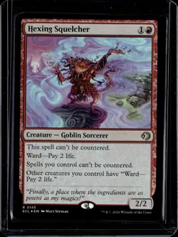 Hexing Squelcher - 145 - Foil - ECL - NM - MTG Magic the Gathering - Image 1