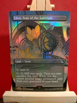 Eden, Seat of the Sanctum FOIL (Borderless) - Final Fantasy - NM (see pics) MTG - Image 1