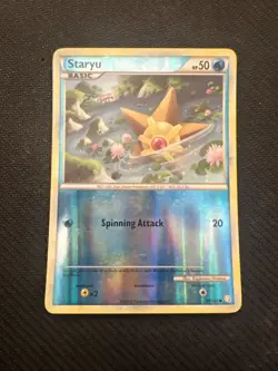 2010 Pokemon HeartGold SoulSilver Staryu 84/123 Reverse Holo - LP - Image 1