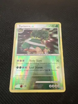 TORTERRA 2007 POKEMON EX DIAMOND & PEARL RARE REVERSE HOLO 17/130 - HP - Image 1
