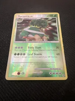 TORTERRA 2007 POKEMON EX DIAMOND & PEARL RARE REVERSE HOLO 17/130 - HP - Image 2
