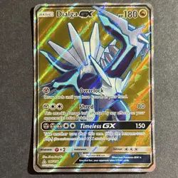 Pokemon TCG Dialga GX 146/156 SM-Ultra Prism Full Art Ultra Rare Holo GX 180HP - Image 1