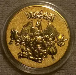 Pokemon Celebi Gold Plated Collectible Coin Medallion - Image 2