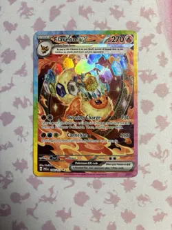 Pokemon Flareon ex 146/131 Sv: Prismatic Evolutions Holo Special Illustration - Image 1