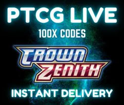100 Crown Zenith Codes online Pokemon TCG Live Pack Instant delivery - Image 1