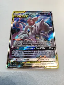 Mewtwo & Mew GX SM191 - Pokemon TCG - 2019 - Sun & Moon Promo - Image 1