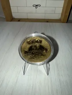 Pokemon Mewtwo Collectible Coin Gold Metal Medallion Pokemon TCG - Image 2