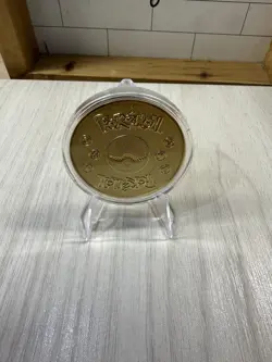 Pokemon Bulbusaur , Pickachu, Squirtle Collectible Coin Gold Metal Medallion - Image 3