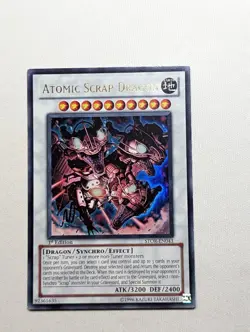 Atomic Scrap Dragon Yu-Gi-Oh! STOR-EN043 1st Ultra Rare - Image 1