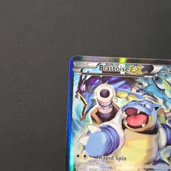 Pokemon TCG Card - Blastoise EX XY122 Black Star Promo Full Art XY Holo Rare MP - Image 2