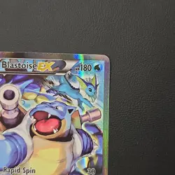 Pokemon TCG Card - Blastoise EX XY122 Black Star Promo Full Art XY Holo Rare MP - Image 3