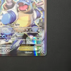 Pokemon TCG Card - Blastoise EX XY122 Black Star Promo Full Art XY Holo Rare MP - Image 4