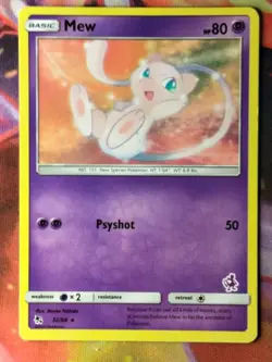 Mew 32/68 NM (Mewtwo Stamped) Promo Battle Academy Pokemon Card - Image 1