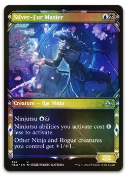 Silver-Fur Master (Showcase) #353 (Foil) NM Kamigawa Neon Dynasty NEO Magic MTG - Image 1