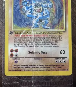 Machamp Base Set 1st Edition SEALED 8/102 Holo Rare Pokemon Card 1999 WOTC - Image 4